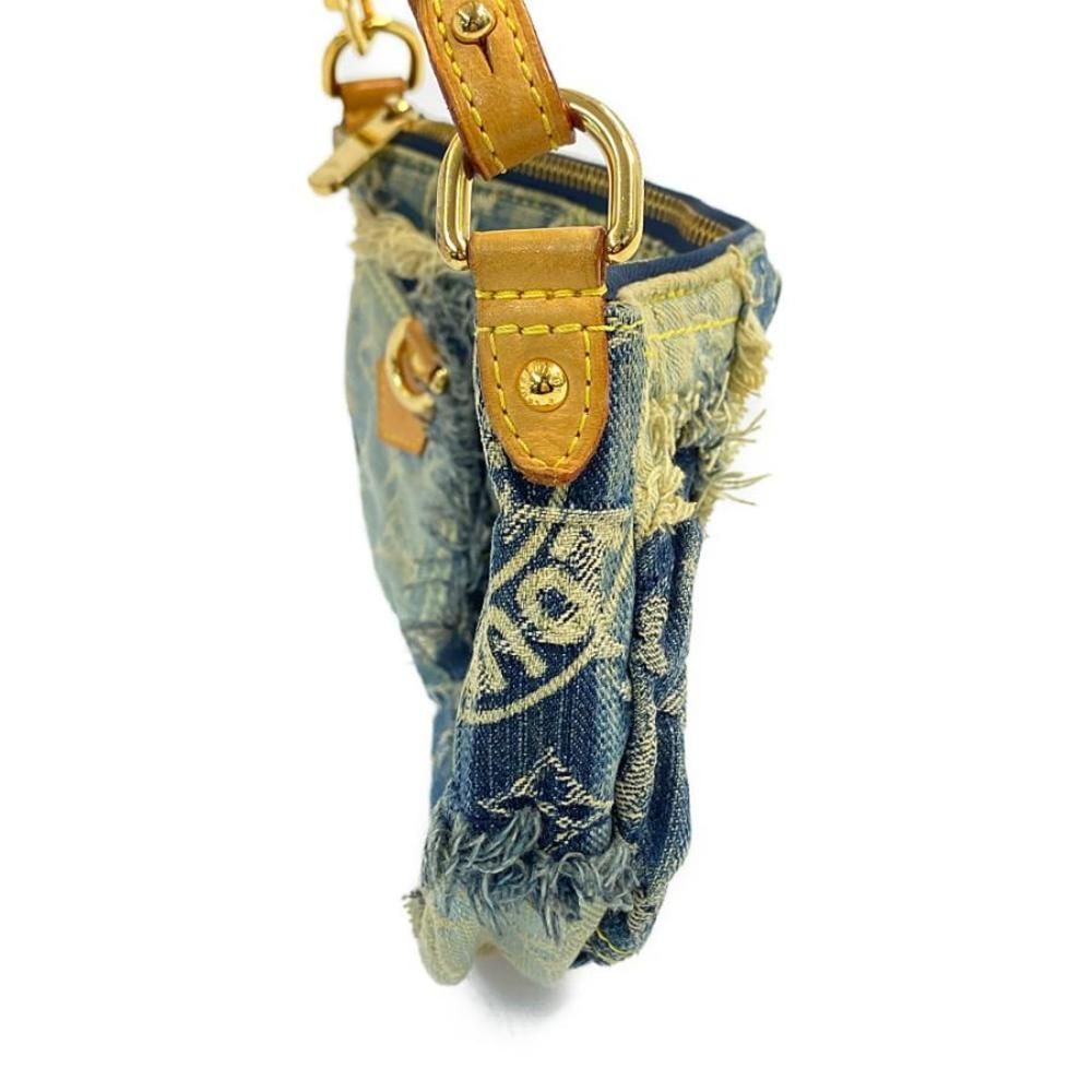 Louis Vuitton Monogram Denim Patchwork Pouchy Sho… - image 4